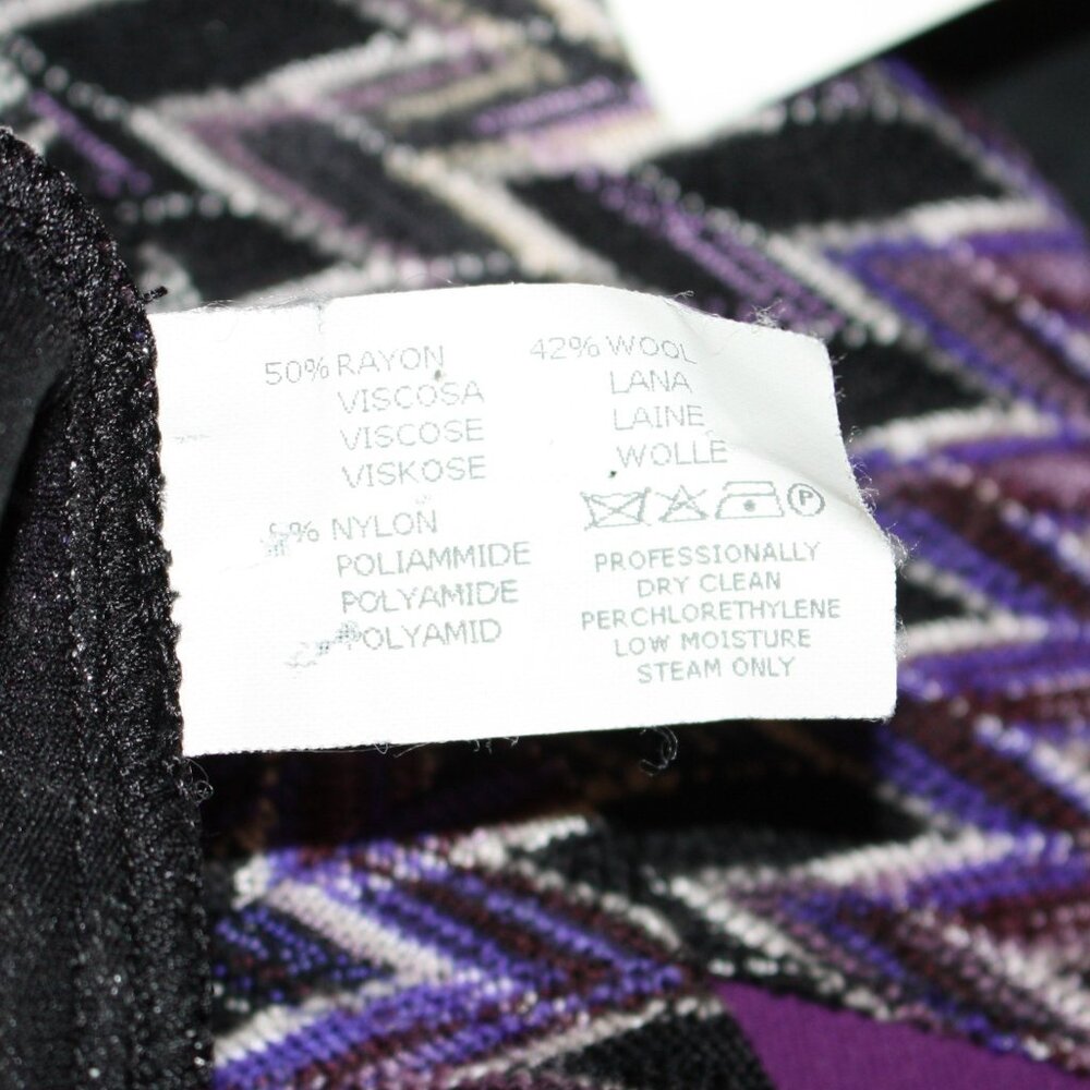 Missoni Women's Ponte-Paneled Crochet Knit Dress in size 42 / US 6 NWT MSRP 1595 - Picture 15 of 16